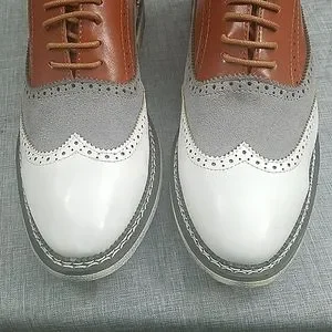 weishimibang | Shoes | Weishimibang Brogue Oxford Shoe White 